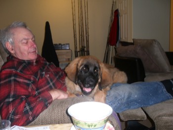  Bailey Sitting On Dad's Lap 